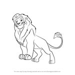 How to Draw Simba from The Lion Guard