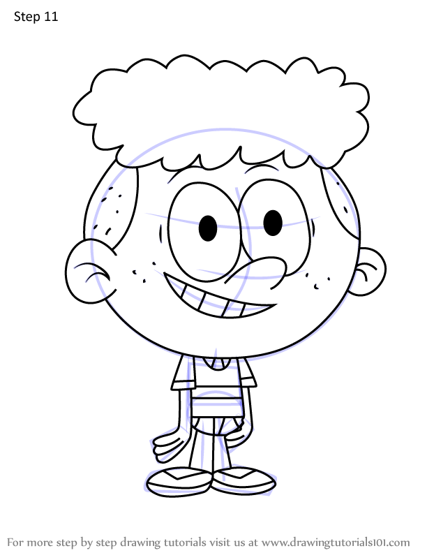 How To Draw Caleb Mccauley From The Loud House The Loud House Step By ...