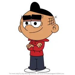 How to Draw Carlino Casagrande from The Loud House