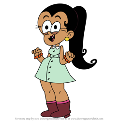 How to Draw Carlota Casagrande from The Loud House