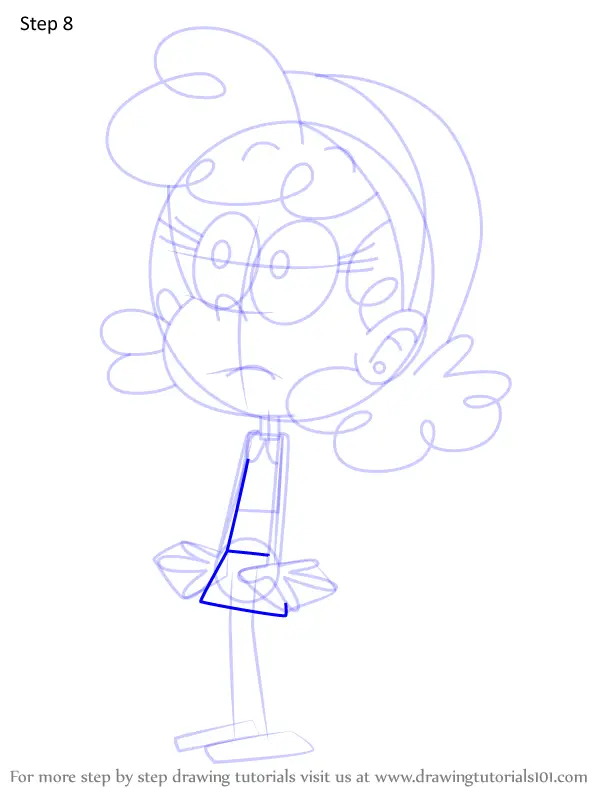 How to Draw Cristina from The Loud House (The Loud House) Step by Step ...