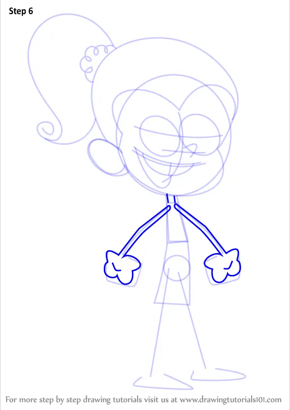 How to Draw Luan Loud from The Loud House (The Loud House) Step by Step ...