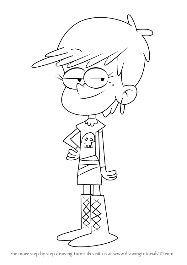 Learn How to Draw Luna Loud from The Loud House (The Loud House) Step ...