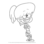 How to Draw Lynn Loud from The Loud House