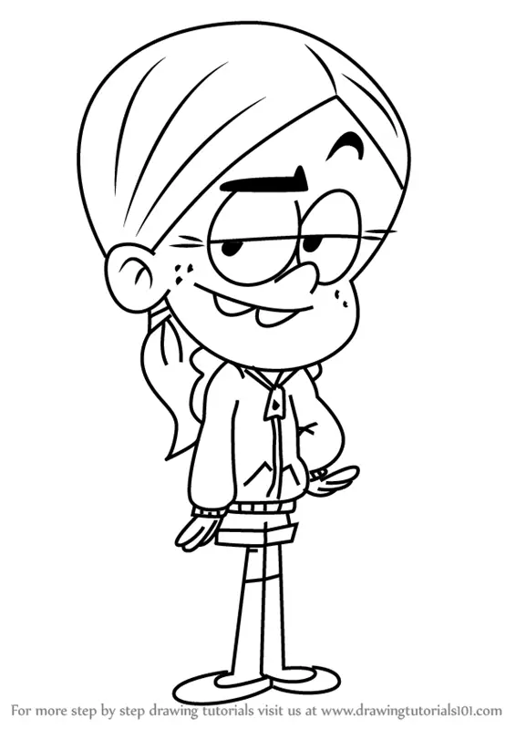 Learn How to Draw Ronnie Anne Santiago from The Loud House (The Loud