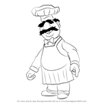 How to Draw Swedish Chef from The Muppet Show