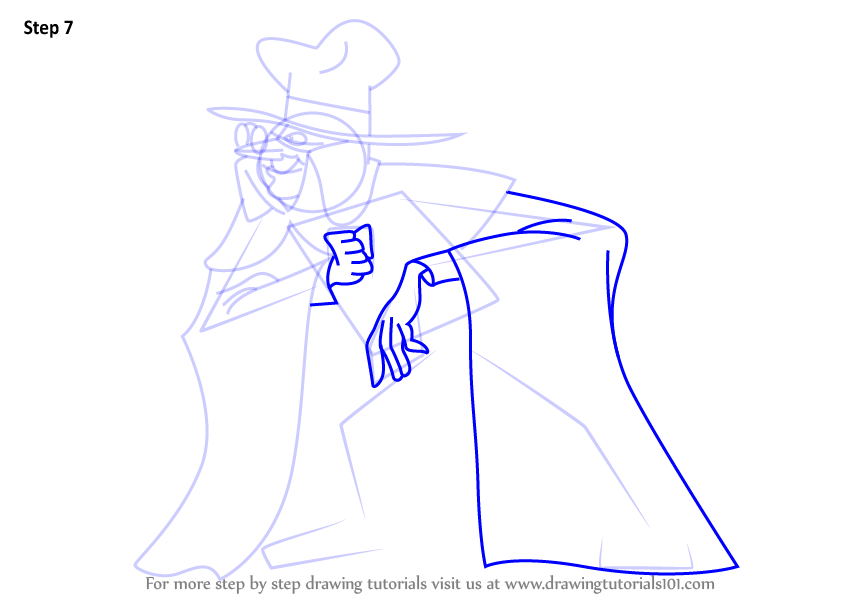 How to Draw Hooded Claw from The Perils of Penelope Pitstop (The Perils ...