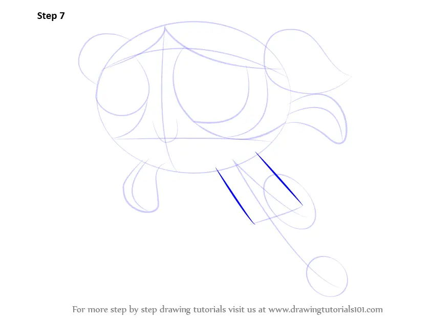 How to Draw Bubbles from The Powerpuff Girls (The Powerpuff Girls) Step ...