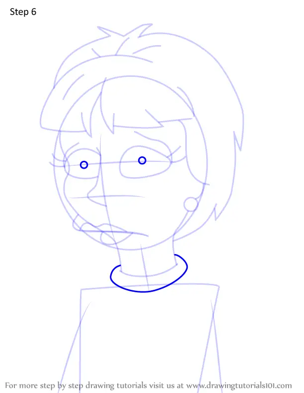 How To Draw Anastasia Alekova From Simpsons (the Simpsons) Step By Step 