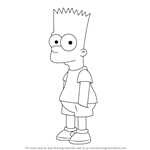How to Draw Bart Simpson from The Simpsons (The Simpsons) Step by Step ...