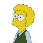 How to Draw Bartie Ziff from Simpsons