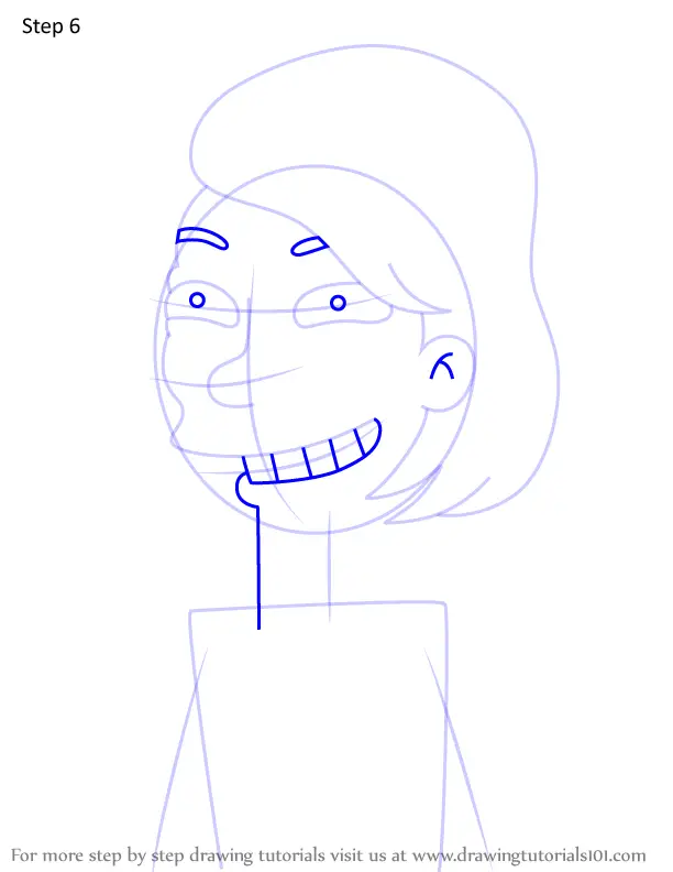 How to Draw Betsy Bidwell from Simpsons (The Simpsons) Step by Step ...