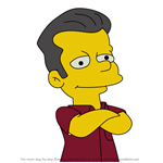 How to Draw Billy Eichner from Simpsons