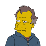 How to Draw Carl Carlson, Sr. from Simpsons