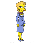 How to Draw Chloe Talbot from Simpsons