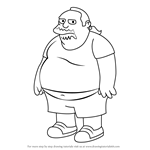 How to Draw Comic Book Guy from The Simpsons