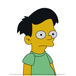 How to Draw Danny from Simpsons