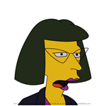 How to Draw Daphne Beaumont from Simpsons