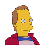 How to Draw Dimoxinil Actor from Simpsons
