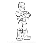 How to Draw Black Panther from The Super Hero Squad Show