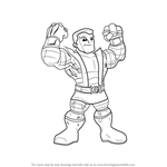 How to Draw Colossus from The Super Hero Squad Show