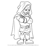 How to Draw Dr. Doom from The Super Hero Squad Show