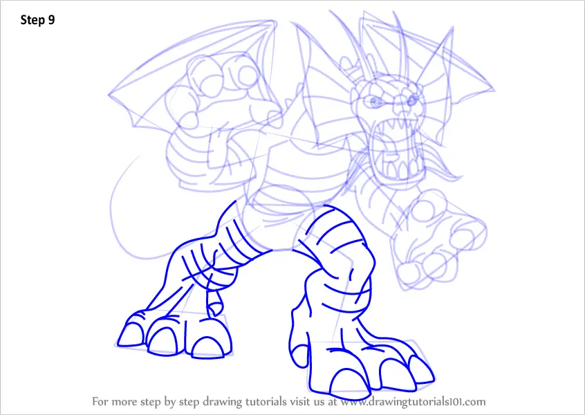 Download Step by Step How to Draw Fin Fang Foom from The Super Hero ...