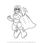How to Draw Magneto from The Super Hero Squad Show