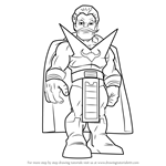 How to Draw Stranger from The Super Hero Squad Show
