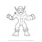 How to Draw Super Skrull from The Super Hero Squad Show