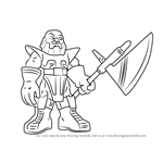 How to Draw Terrax from The Super Hero Squad Show