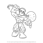 How to Draw Thunderball from The Super Hero Squad Show
