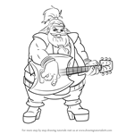 How to Draw Volstagg from The Super Hero Squad Show