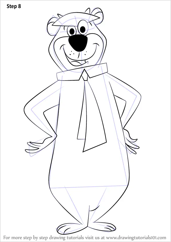 yogi bear cartoon coloring pages