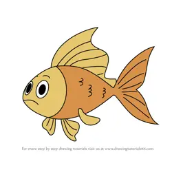 How to Draw Goldfish from The ZhuZhus
