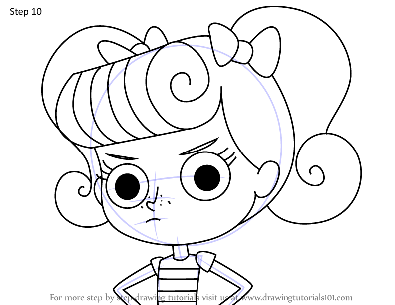 How to Draw Madge from The ZhuZhus (The ZhuZhus) Step by Step ...