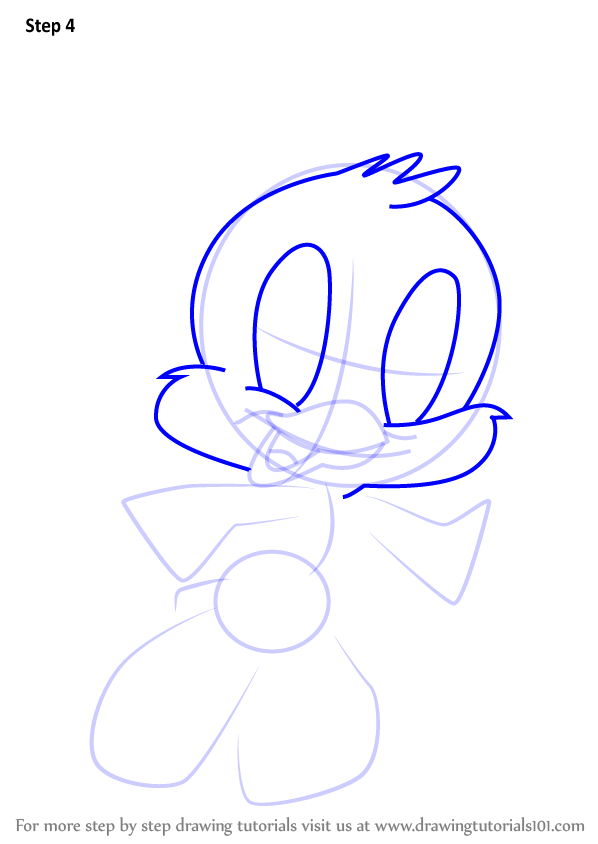 how to draw sweetie bird from tiny toon adventures step by step