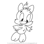 How to Draw Sweetie Bird from Tiny Toon Adventures