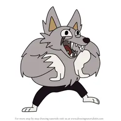 How to Draw Werewolf from Tish Tash