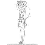 How to Draw Bridgette from Total Drama Island