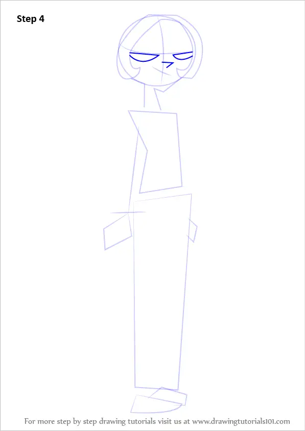 How to Draw Cloie from Total Drama Island (Total Drama Island) Step by ...