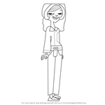 How to Draw Cloie from Total Drama Island