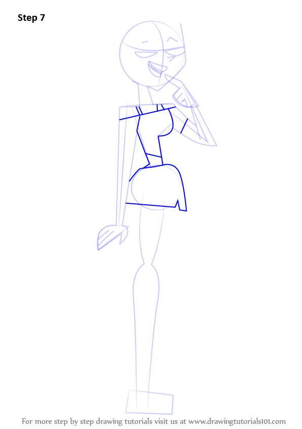 How to Draw Destiny from Total Drama Island (Total Drama Island) Step ...