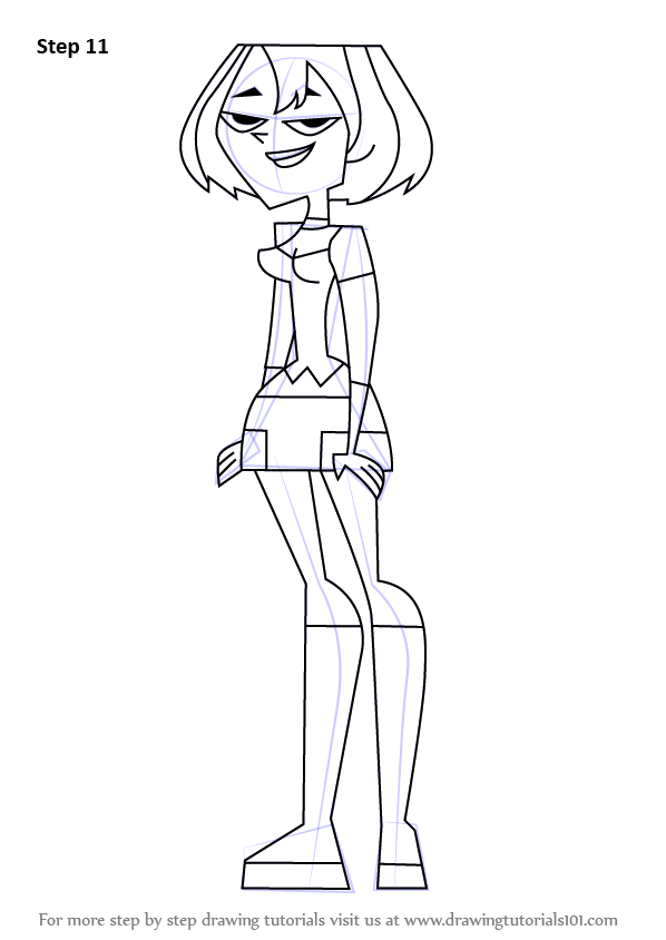 how-to-draw-gwen-from-total-drama-island-total-drama-island-step-by