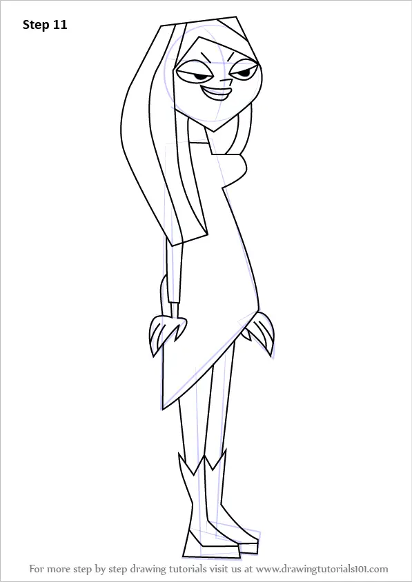 How to Draw Jane from Total Drama Island (Total Drama Island) Step by ...