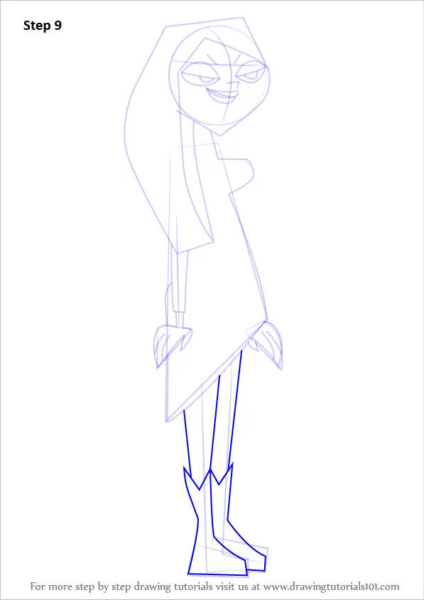 How to Draw Jane from Total Drama Island (Total Drama Island) Step by ...