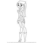 How to Draw Lindsay from Total Drama Island