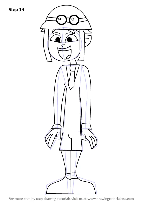 How to Draw Rodney from Total Drama Island (Total Drama Island) Step by ...