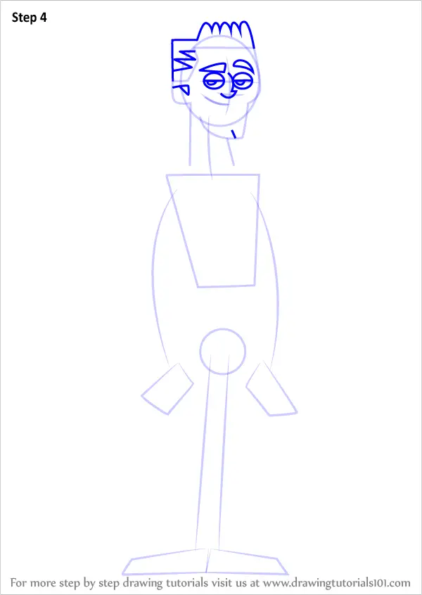 How to Draw Brody from Total Drama (Total Drama) Step by Step ...