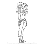 How to Draw Carrie from Total Drama